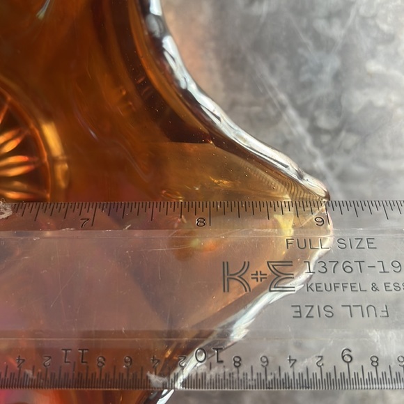 Carnival Glass 8 pointed bowl - Picture 16 of 17